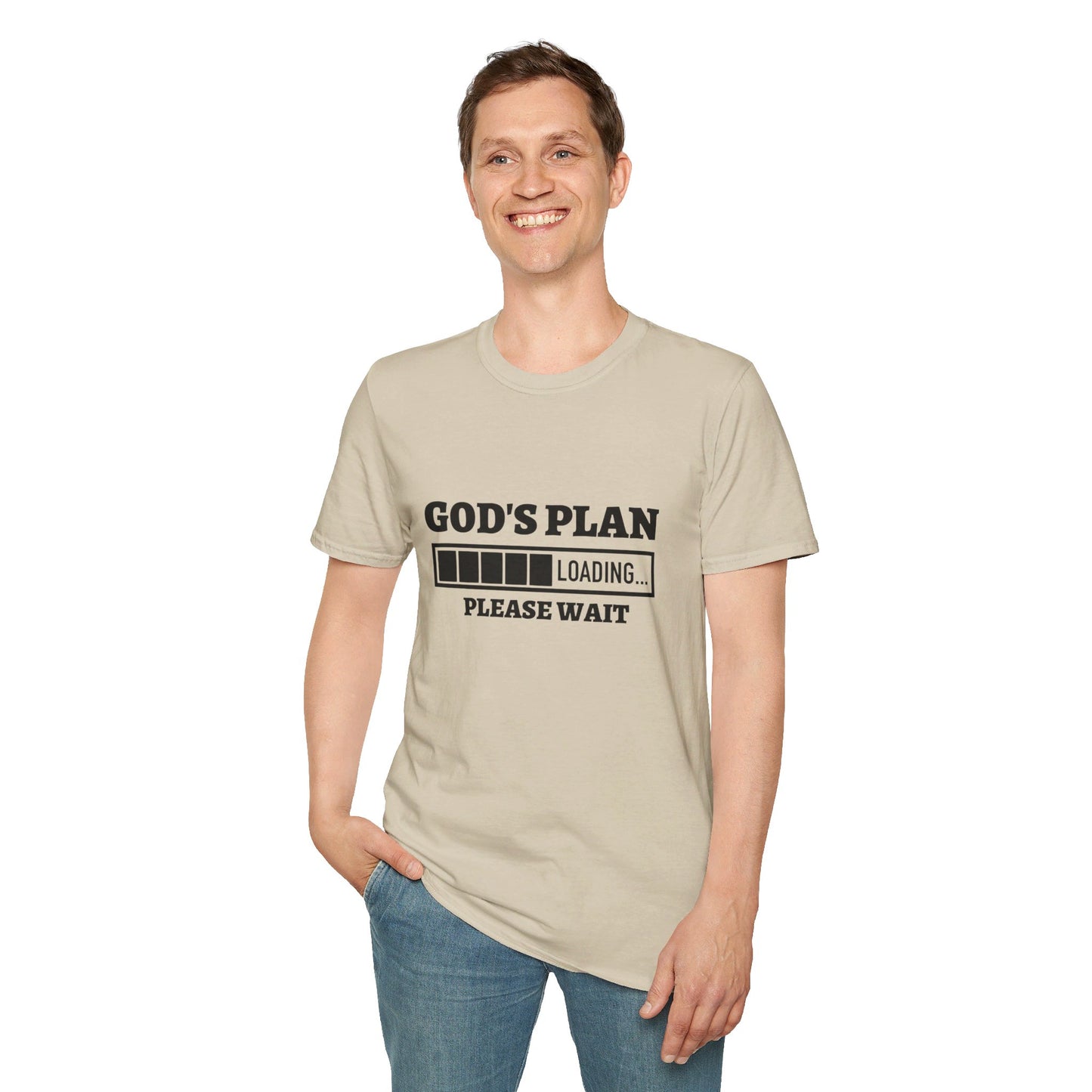 God's Plan Loading Unisex Christian T-shirt