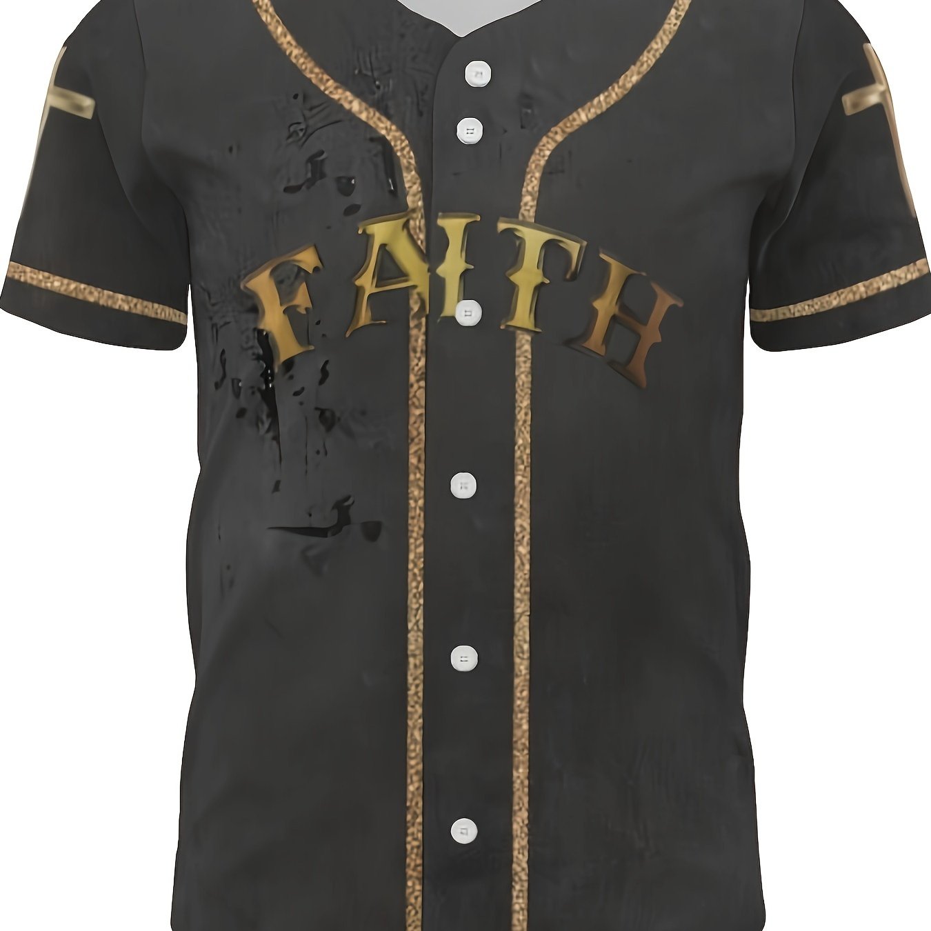 FAITH Men's Christian Baseball Jersey claimedbygoddesigns
