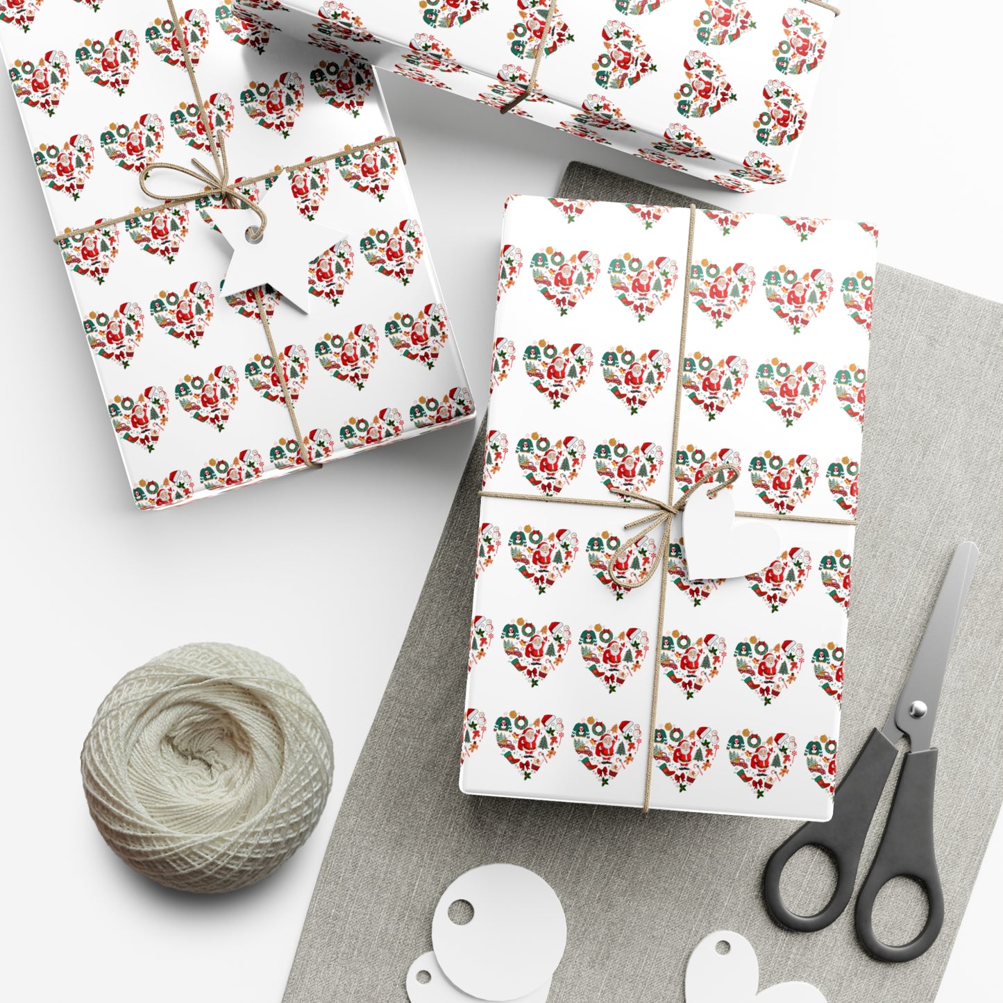 Holiday Gift Wrap Papers 4- Festive Wrapping for Christmas, Birthday, Special Occasions, Crafting Supplies, Gift Packaging