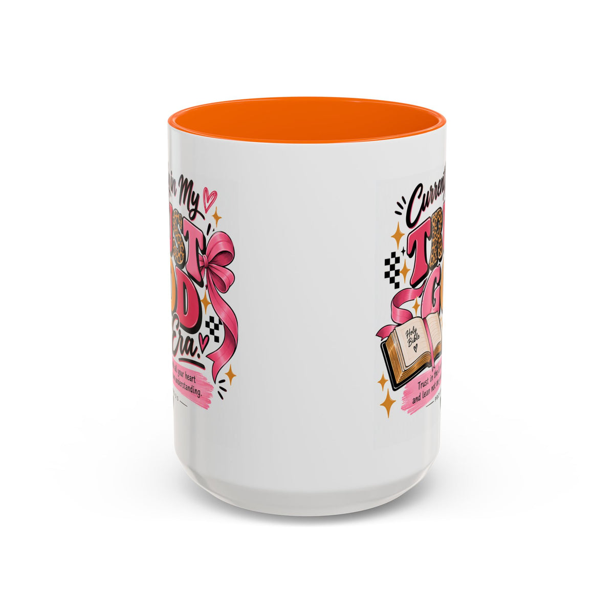 Currently in My Trust God Era Coffee Mug