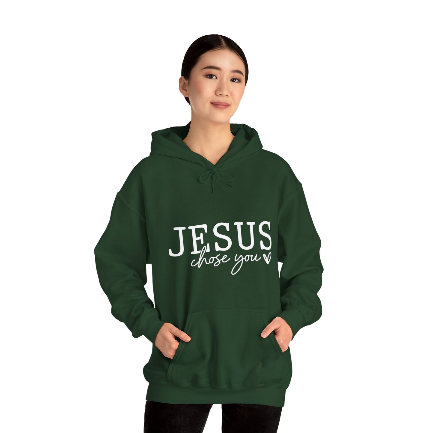 Jesus Chose You (2) Unisex Christian Pullover Hooded Sweatshirt