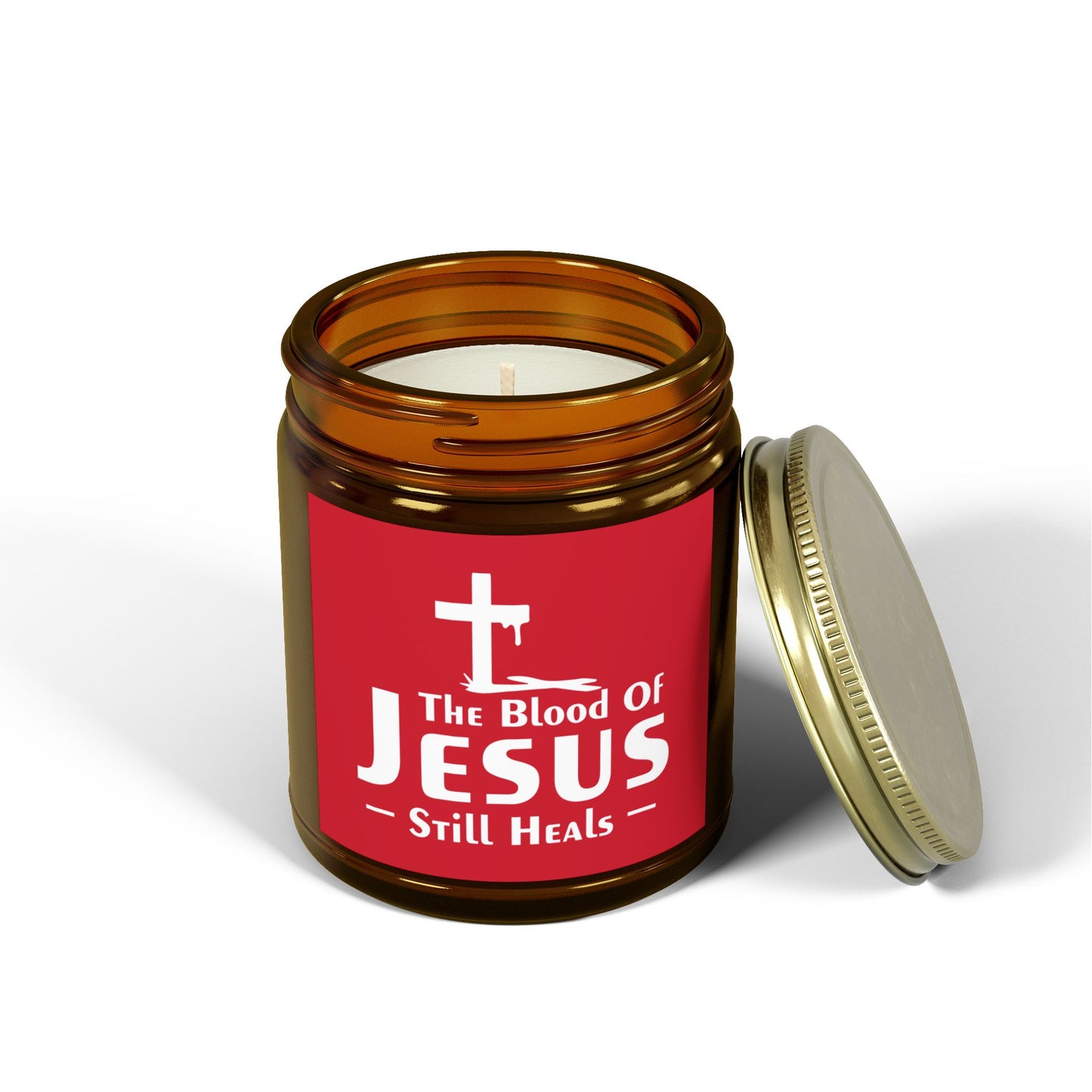 The Blood Of Jesus Still Heals Christian Scented Candle (4oz, 9oz)