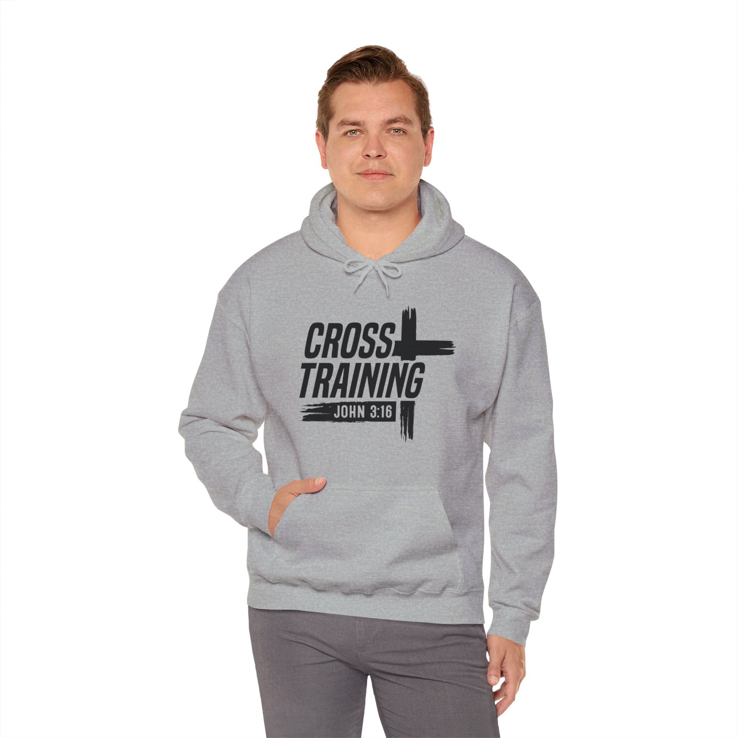 Cross Training Unisex Christian Hooded Pullover Sweatshirt