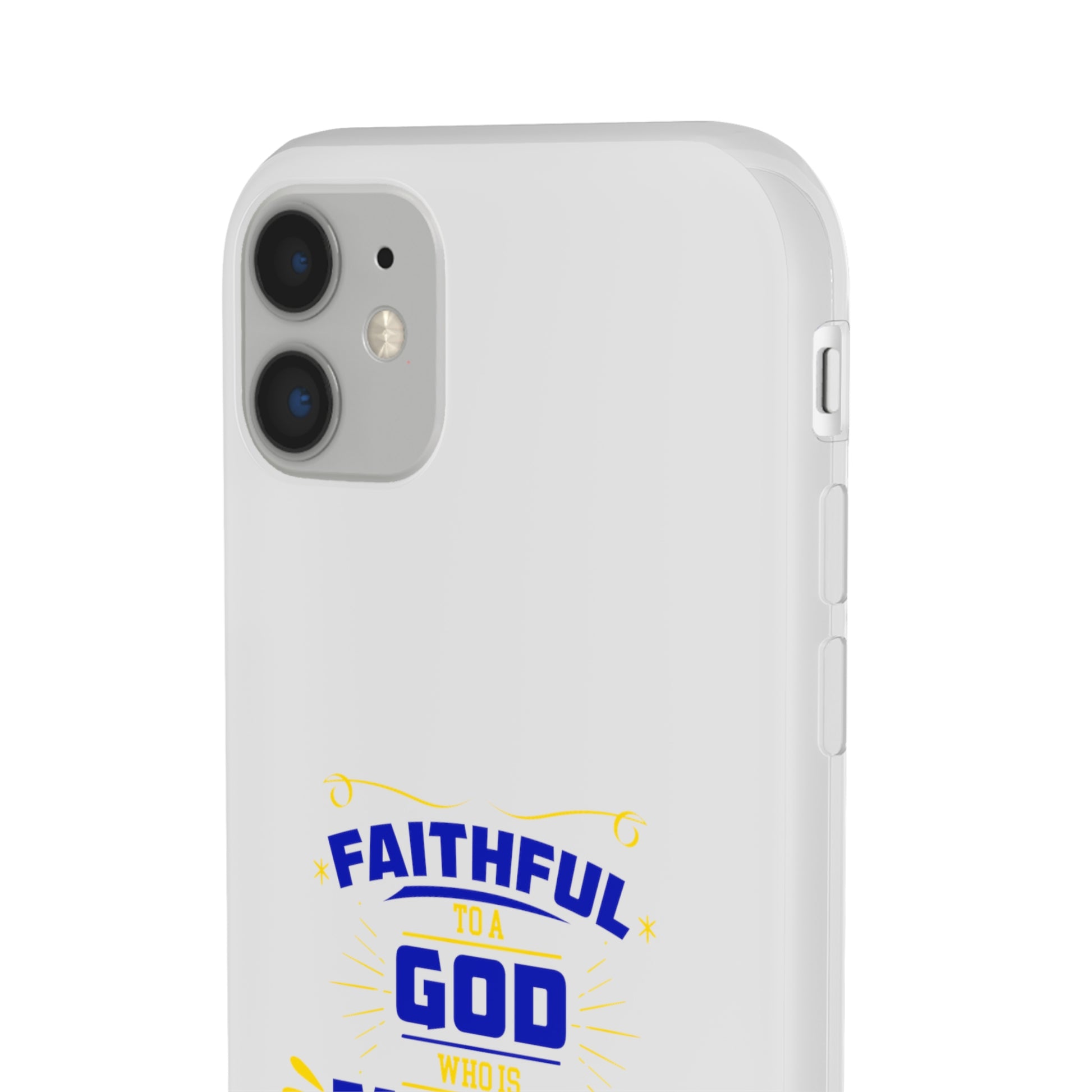 Faithful To A God Who Is Faithful Through Generations Flexi Phone Case Printify