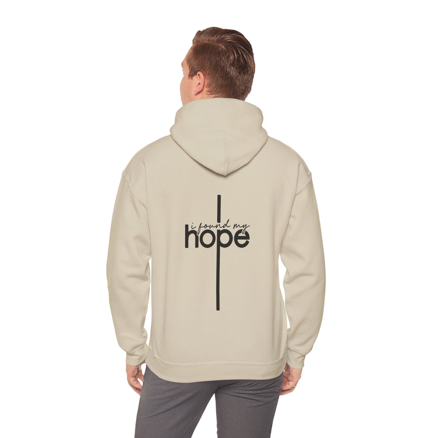 Jesus I Found My Hope  Unisex Christian Hooded Pullover Sweatshirt