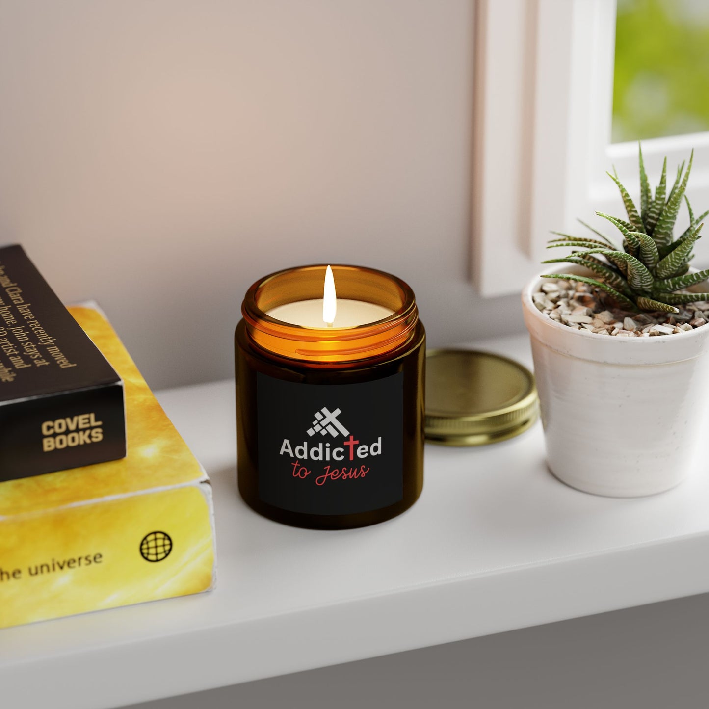 Addicted To Jesus Christian Scented Candle (4oz, 9oz)