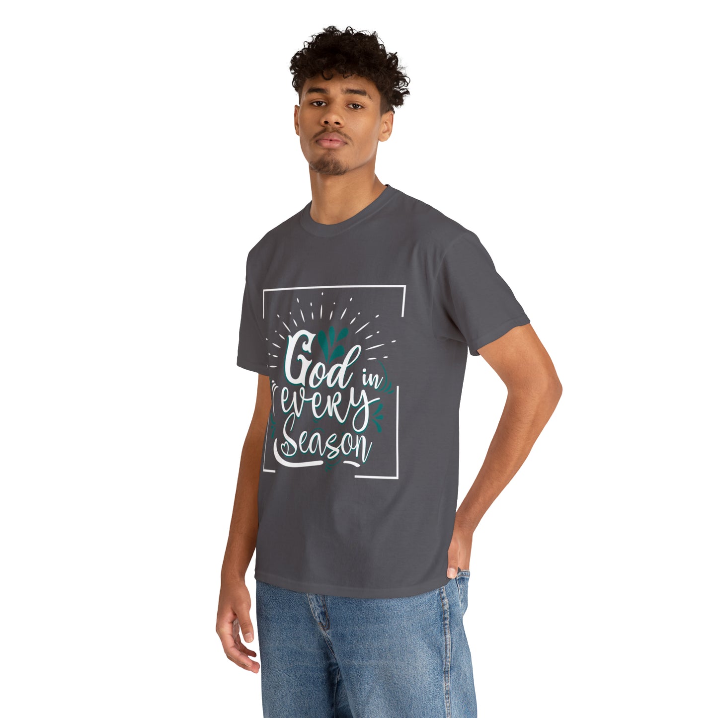 God In Every Season Unisex Heavy Cotton Tee