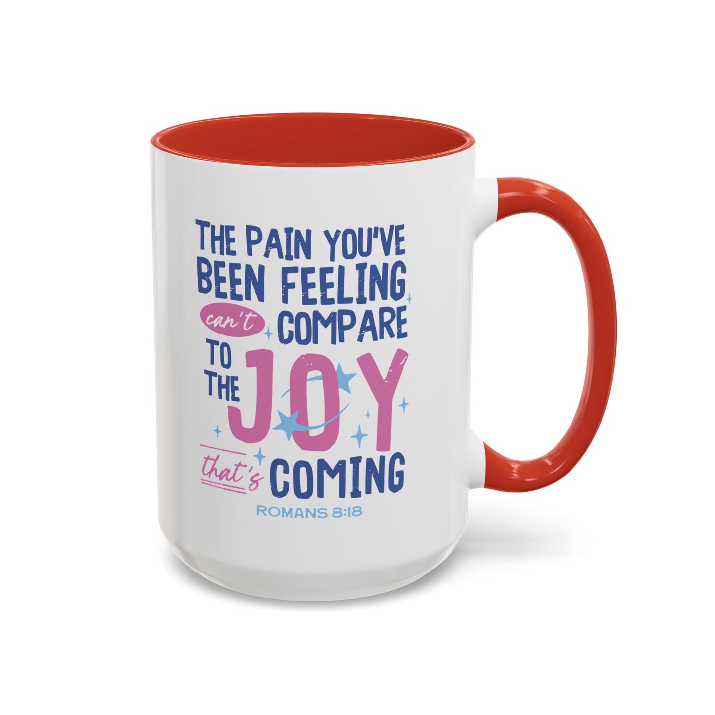 Inspirational Coffee Mug - Joyful Encouragement with Romans 8:18