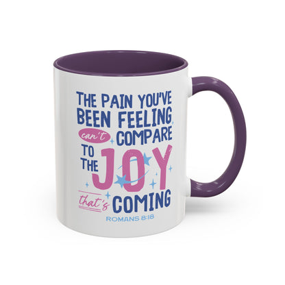 Inspirational Coffee Mug - Joyful Encouragement with Romans 8:18