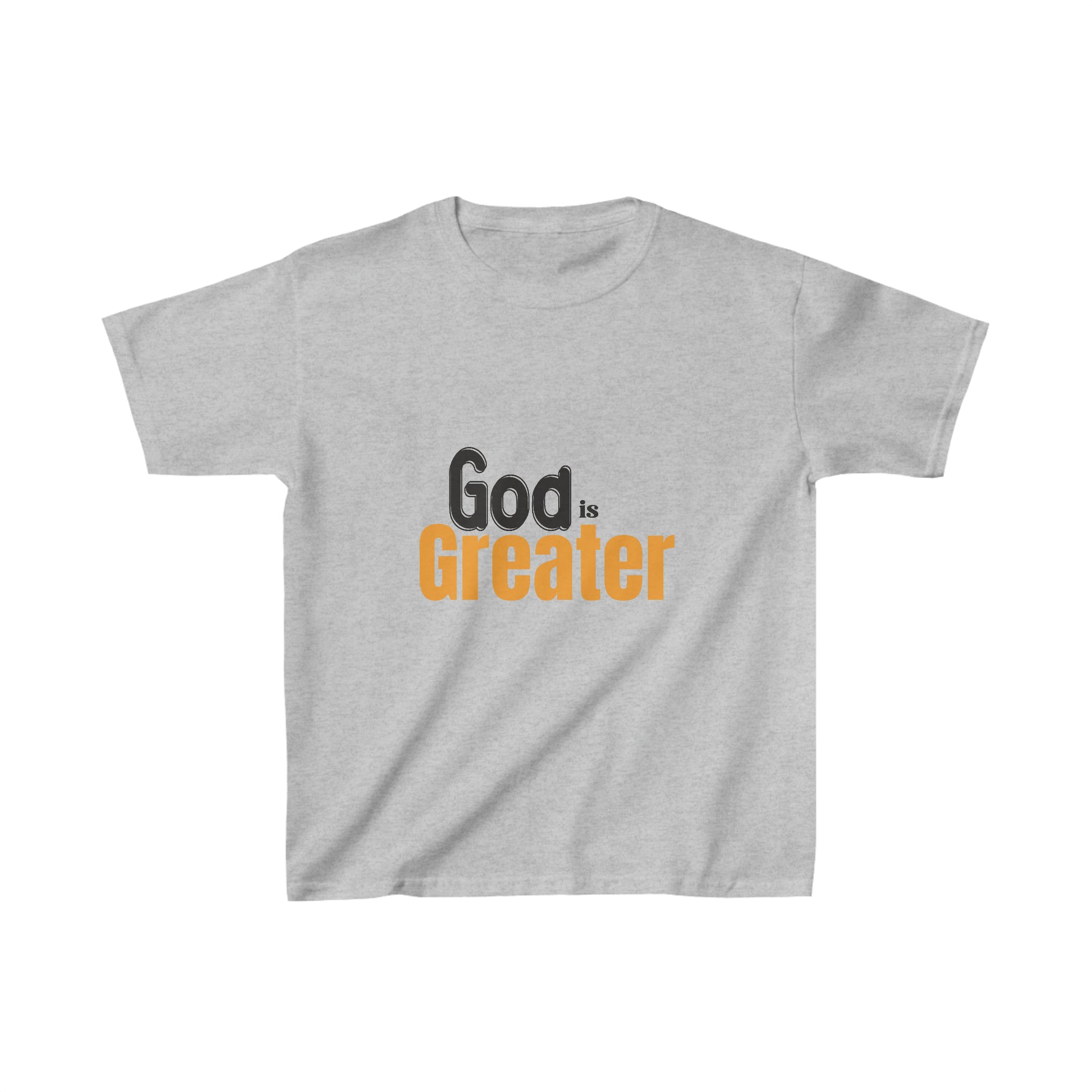 God Is Greater  Youth Christian T-Shirt Printify