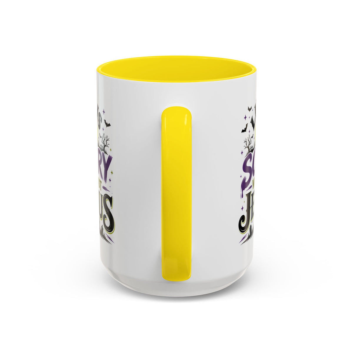 Coffee Mug — “Life Is Scary Without Jesus” Halloween Christian Accent Mug (11/15oz)
