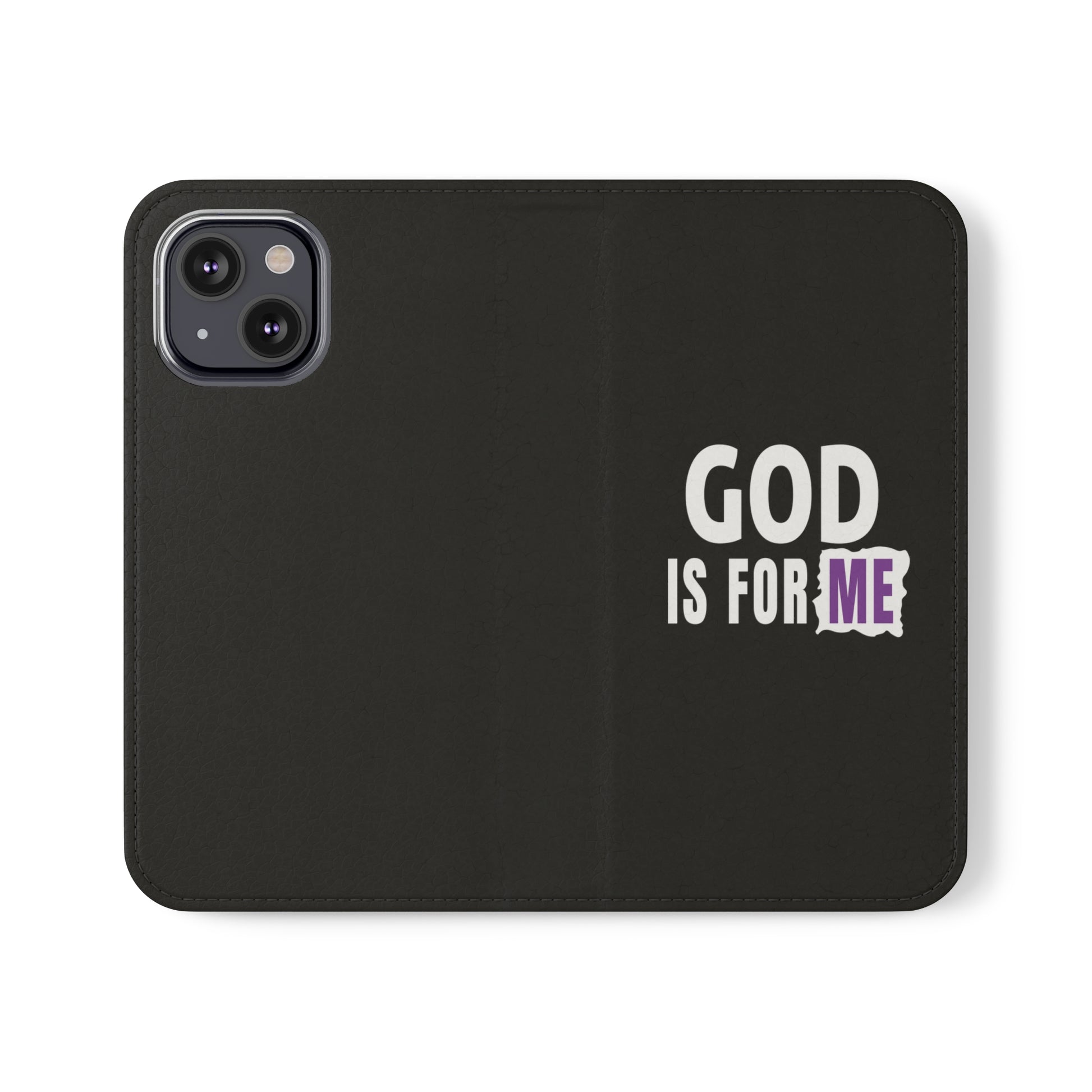 God Is For Me Christian Phone Flip Cases Printify