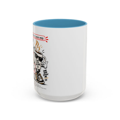 Sorry, This Vessel Is Already Occupied Personalized Christian Coffee Mug — Called by Name Accent Mug (15oz)