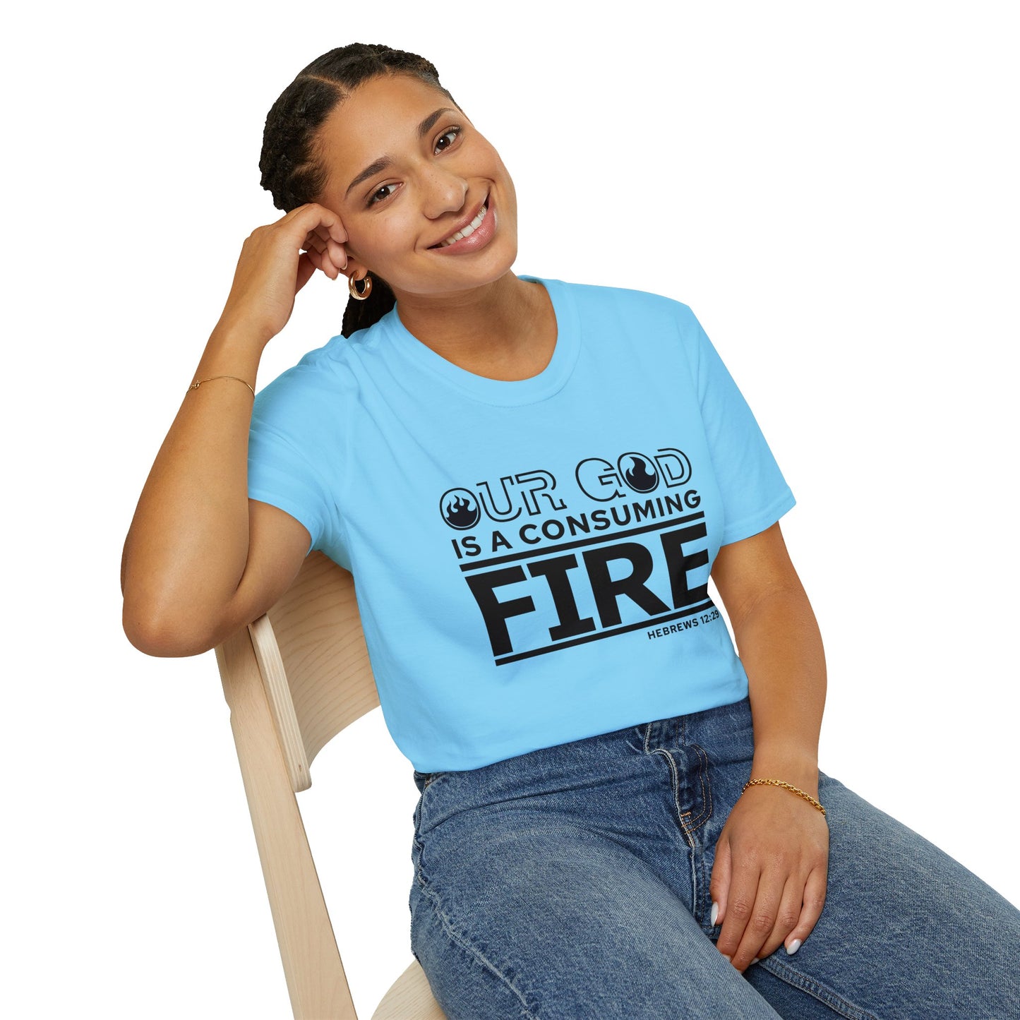 Our God Is A Consuming Fire Christian Unisex T-shirt