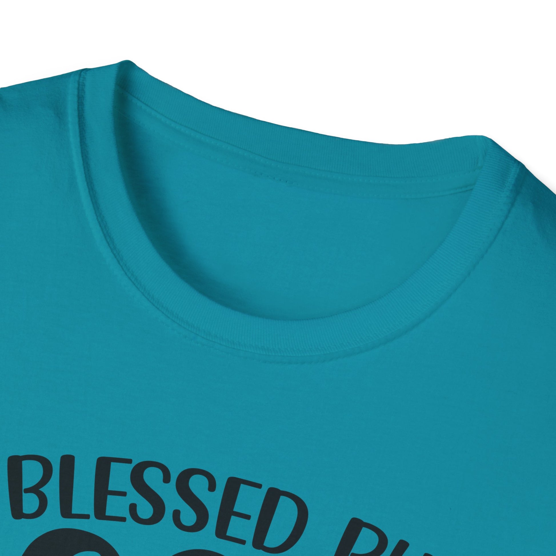 Blessed By God Spoiled By My Wife Protected By Both Men's Christian T-shirt Printify