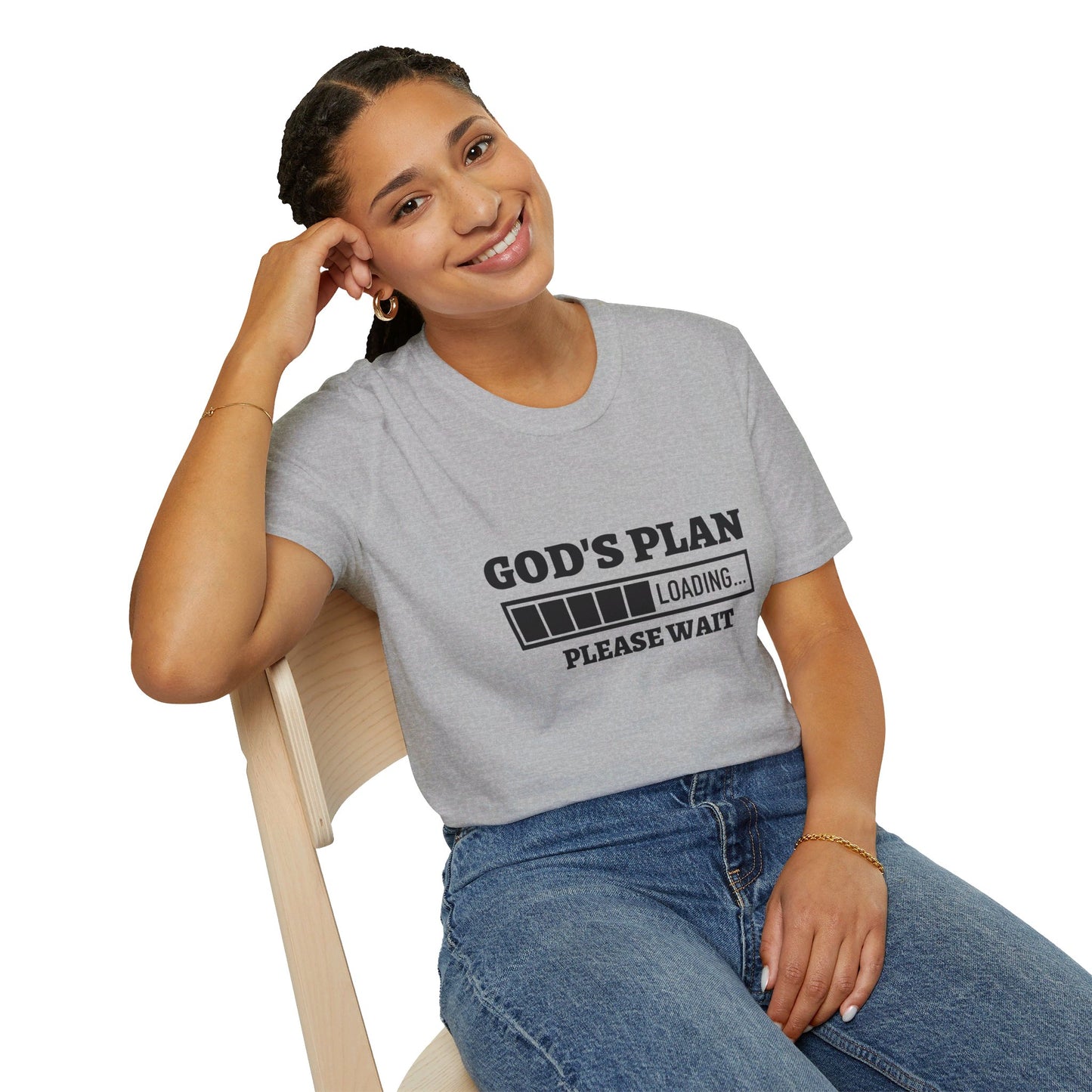 God's Plan Loading Unisex Christian T-shirt