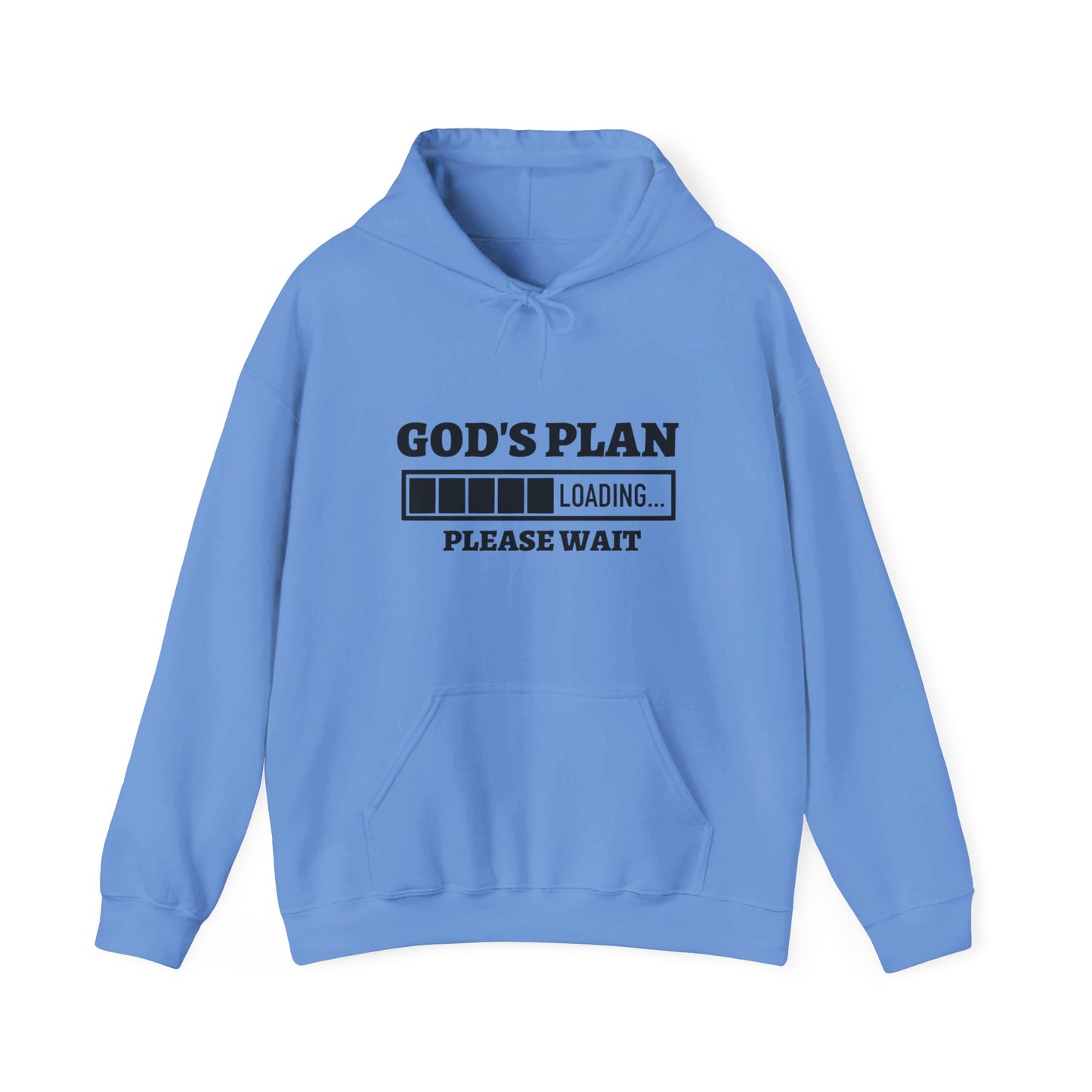 God's Plan Loading Unisex Christian Pullover Hooded Sweatshirt