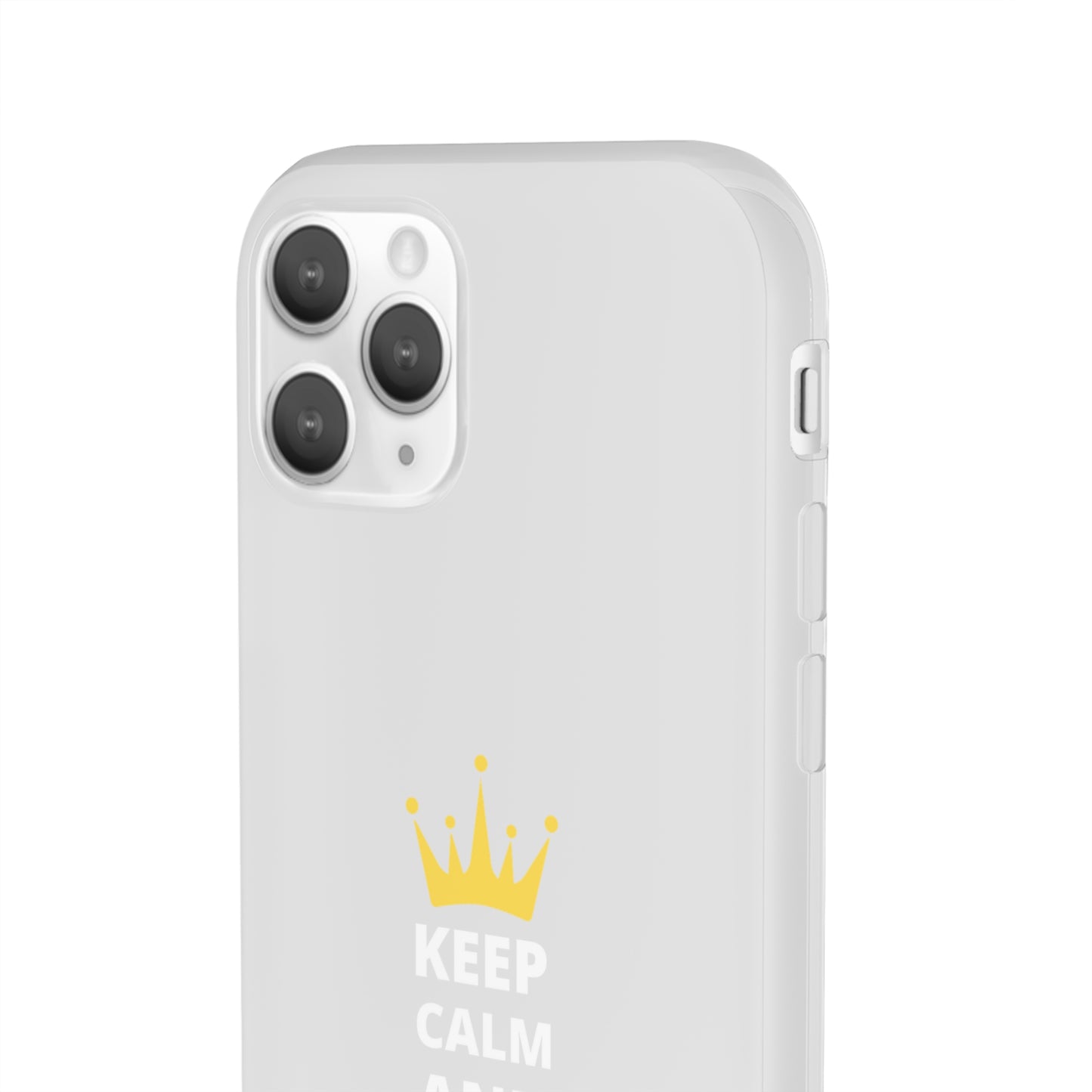 Keep Calm And Trust God Christian Flexi Phone Case Printify