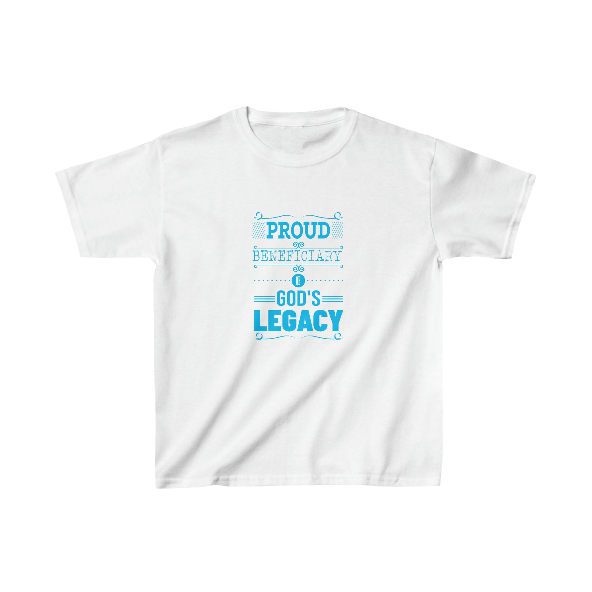 Proud Beneficiary Of God's Legacy Youth Christian T-Shirt Printify