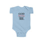 Funny Infant Christian Bodysuit - "He Don't Play About Me" - Cute Baby Clothes