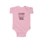 Funny Infant Christian Bodysuit - "He Don't Play About Me" - Cute Baby Clothes