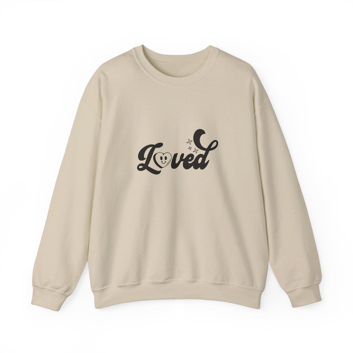 Romans 5:8 You Are Loved More Than You Will Ever Know Unisex Heavy Blend™ Crewneck Christian Sweatshirt