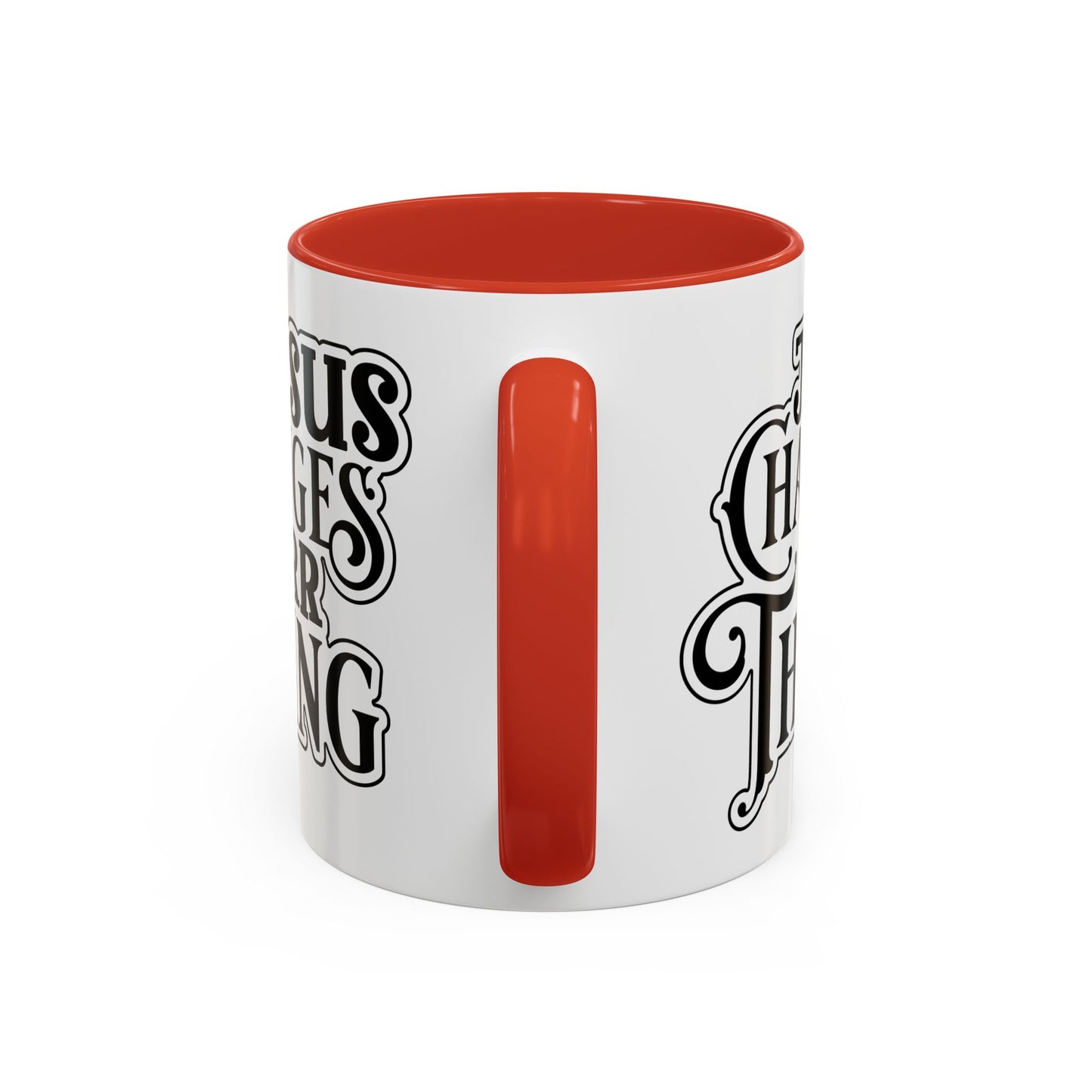 Inspirational Coffee Accent Mug - "He Changes Err Thang" - Perfect for Devotion and Gifts