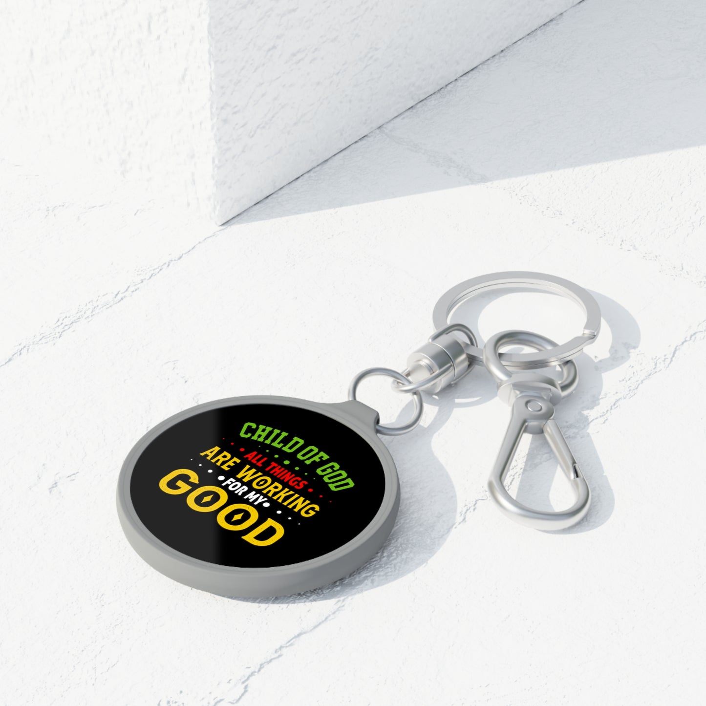 Child Of God All Things Are Working For My Good Christian Key Fob Printify