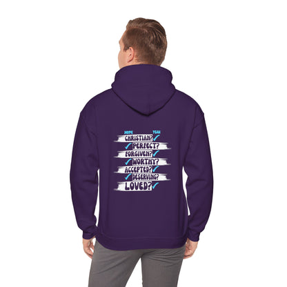 His Child Checklist Unisex Christian Hooded Pullover Sweatshirt