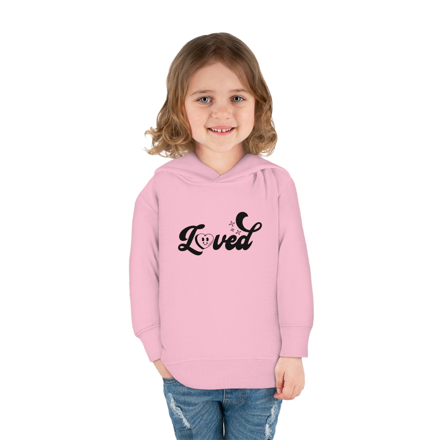 Romans 5:8 You Are Loved More Than You Will Ever Know Christian Toddler Pullover Fleece Hooded Sweatshirt