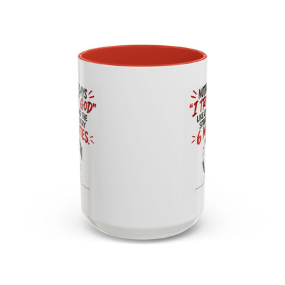 Nothing Says I Trust God Like Checking the Situation Every 6 Minutes Mug