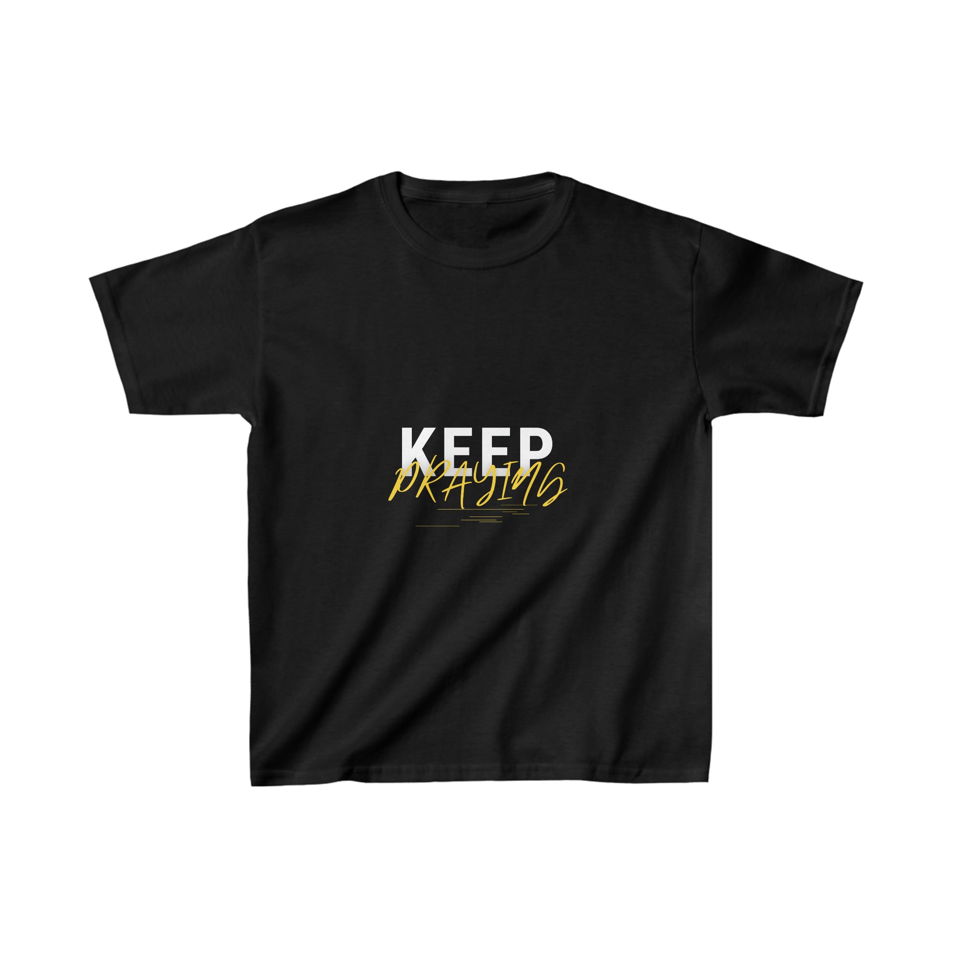 Keep Praying Youth Christian T-Shirt Printify