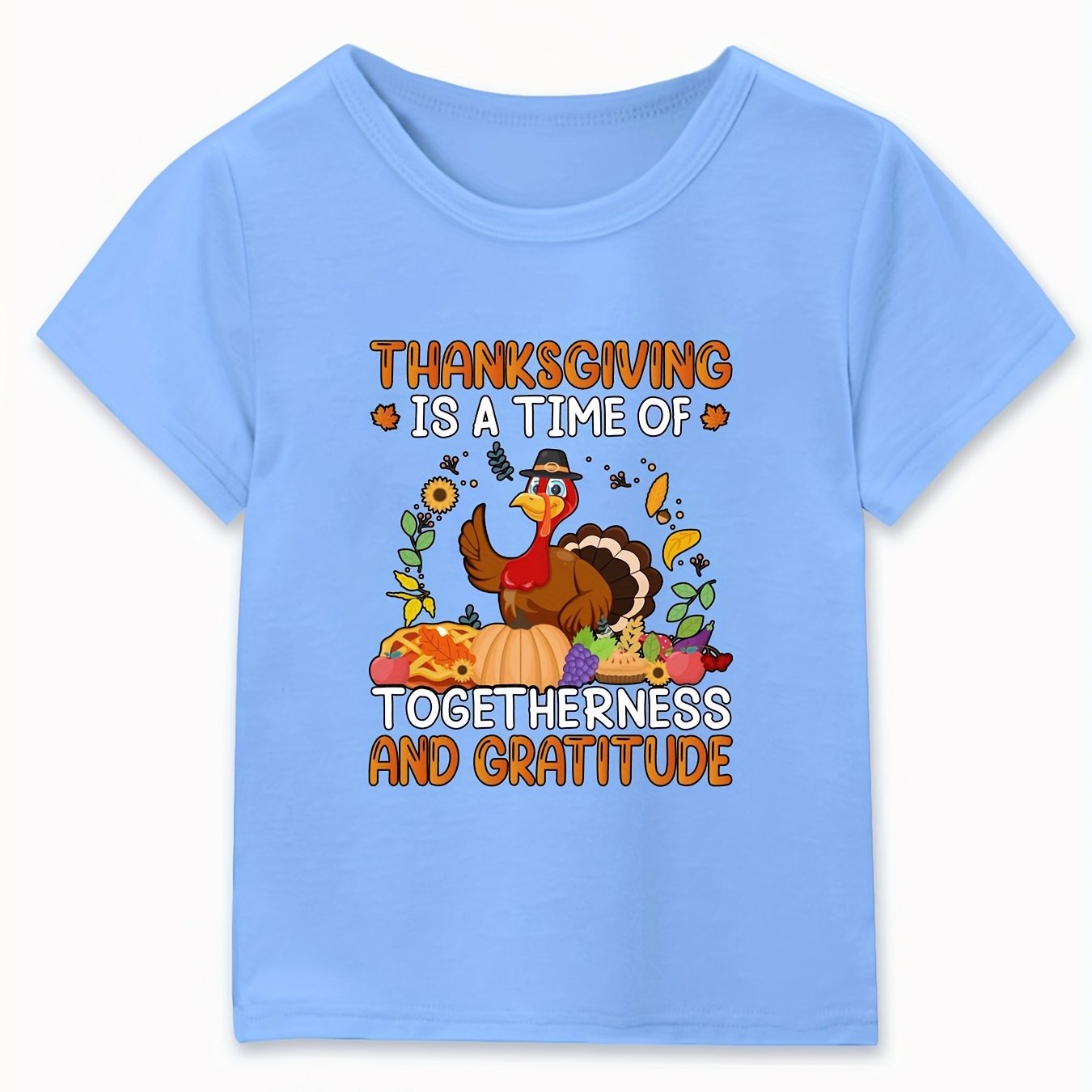 Thanksgiving Is A Time Of Togetherness And Gratitude Youth Christian T-shirt claimedbygoddesigns