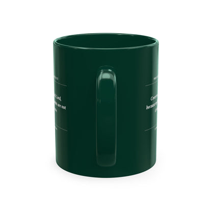 Prayer & Protection Scripture Ceramic Mug — 'Prayer Request' Inspirational Coffee Cup