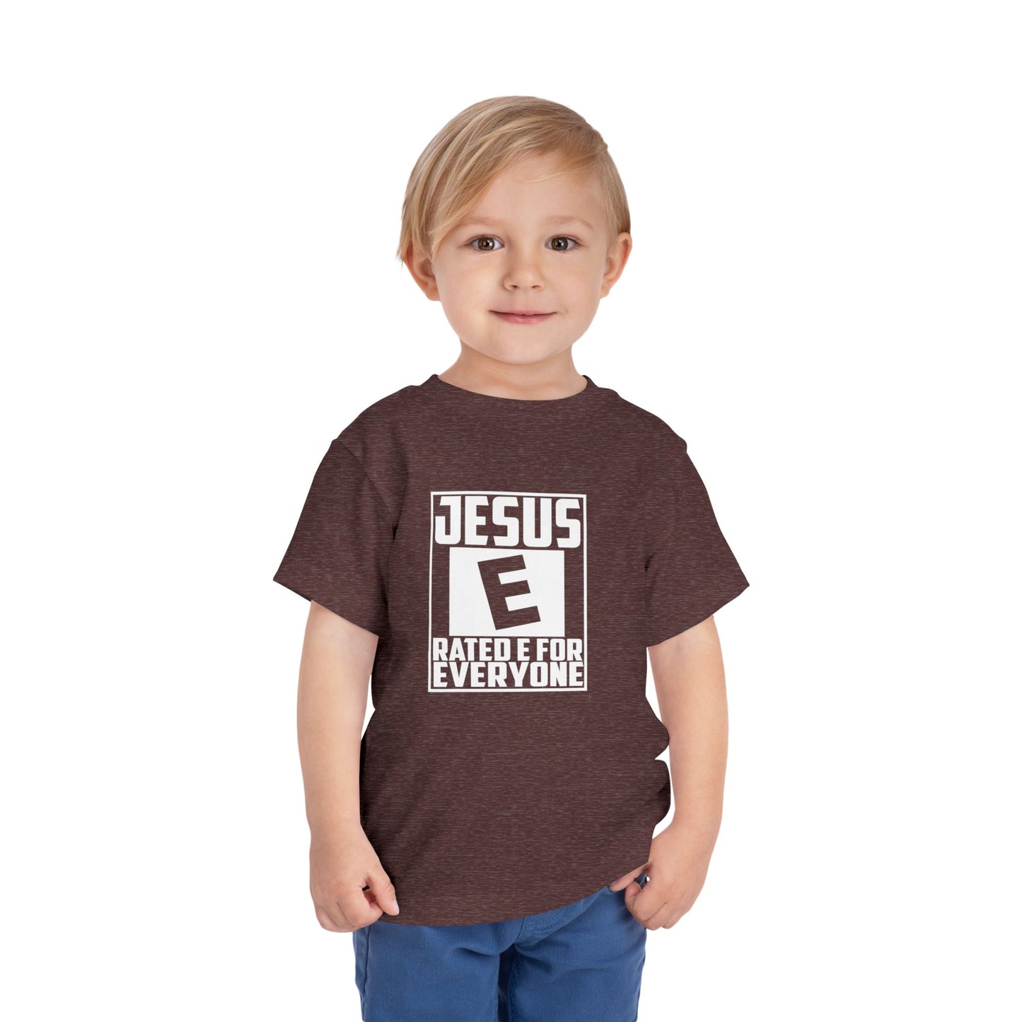 Jesus Rated E For Everyone Christian Toddler T-Shirt