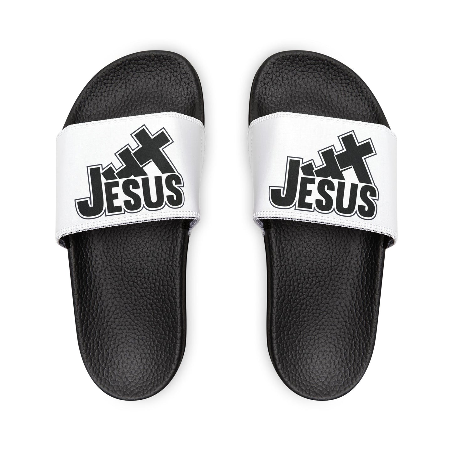 Faith-Inspired Men's Sandals, Comfortable Slide Sandals, Faith Themed Footwear, Summer Casuals, Christian Gifts