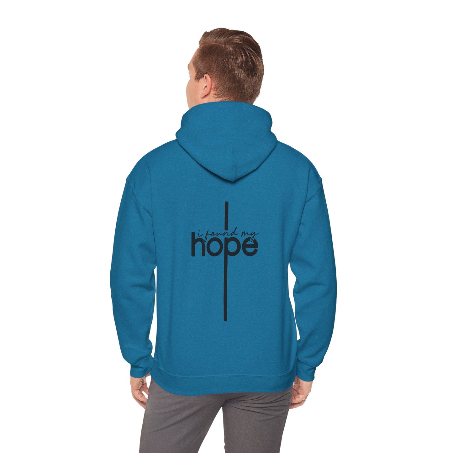 Jesus I Found My Hope  Unisex Christian Hooded Pullover Sweatshirt