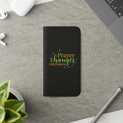 Prayer Changes Outcomes Phone Flip Cases - ClaimedbyGodDesigns