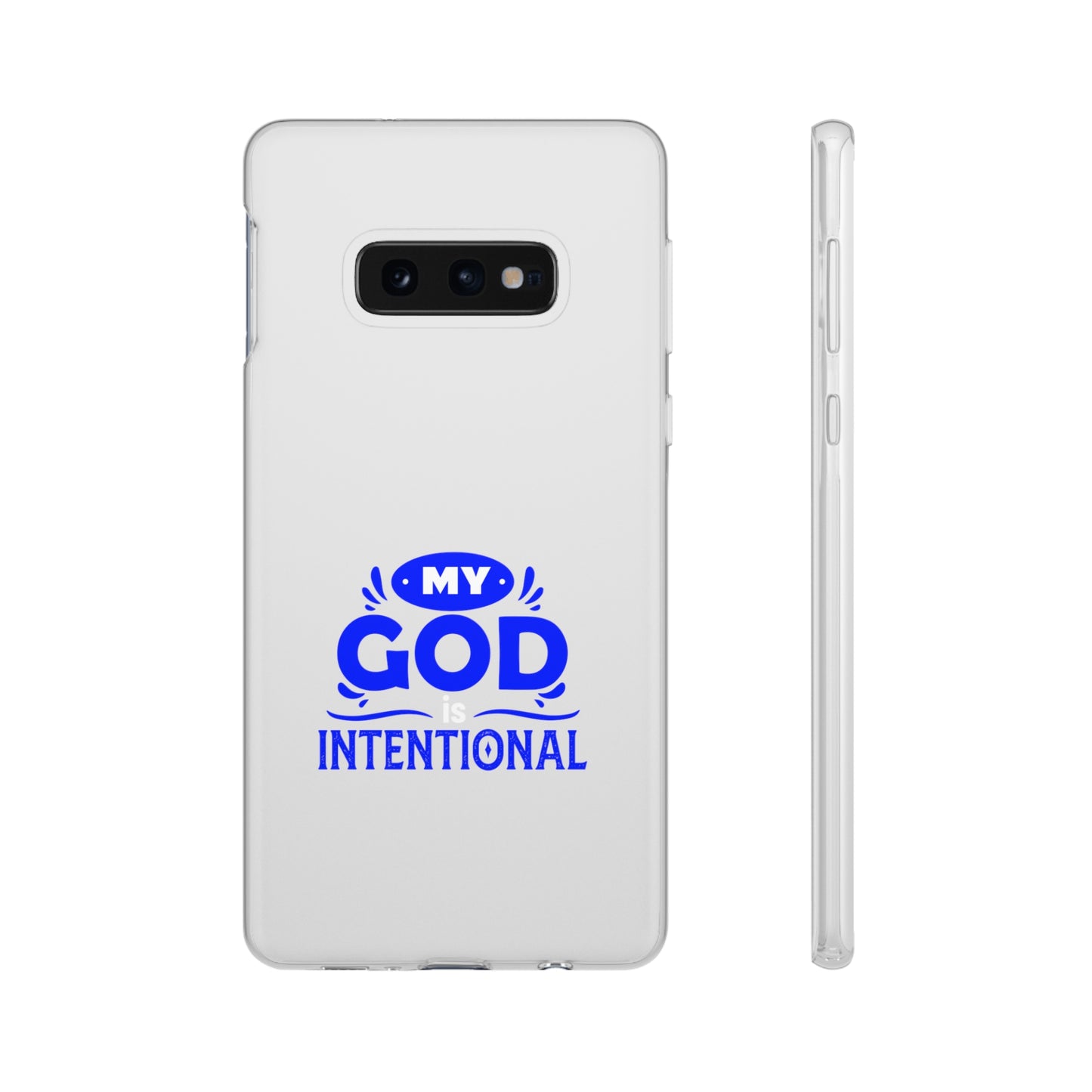 My God Is Intentional  Flexi Phone Case