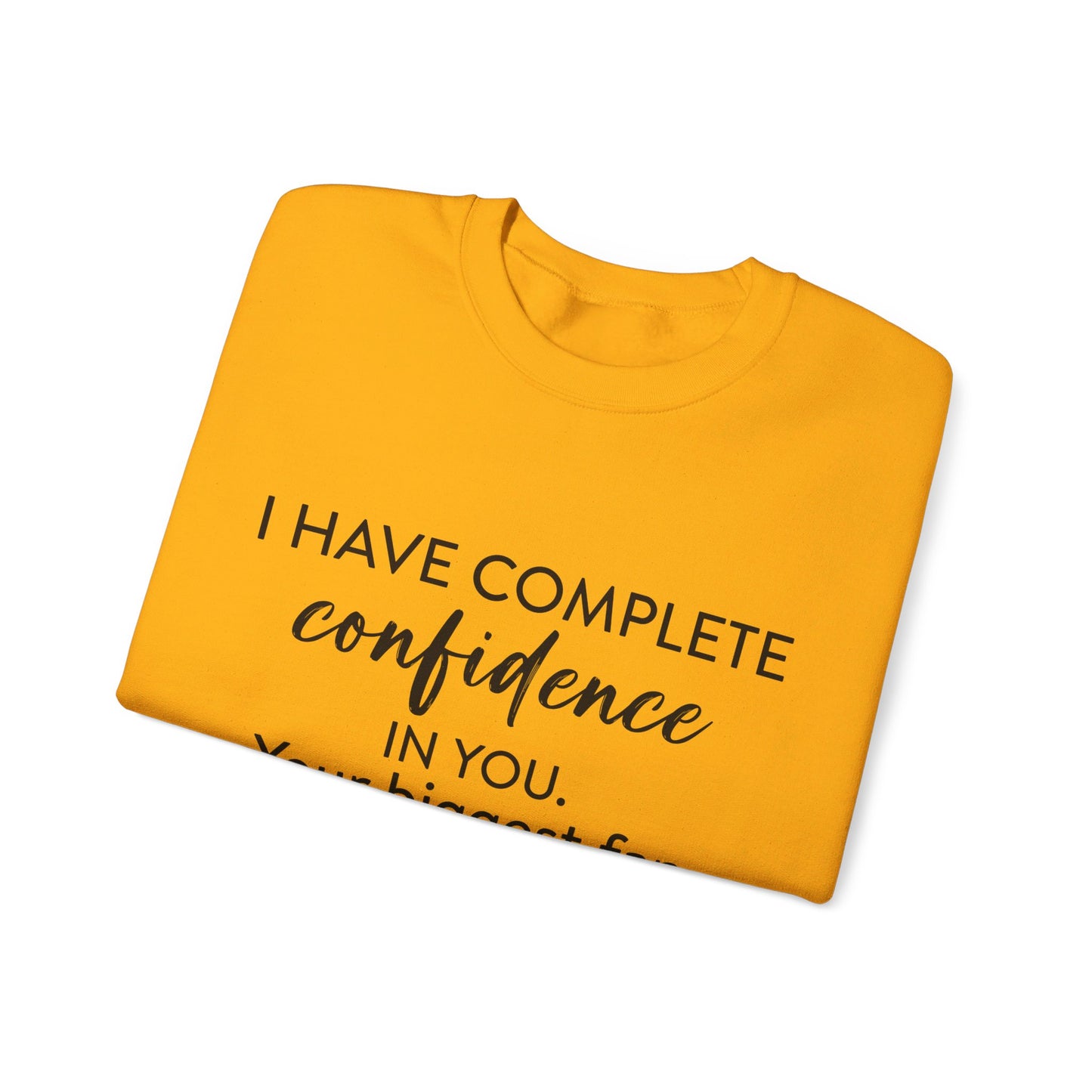 I Have Complete Confidence In You Your Biggest Fan God Unisex Heavy Blend™ Crewneck Christian Sweatshirt