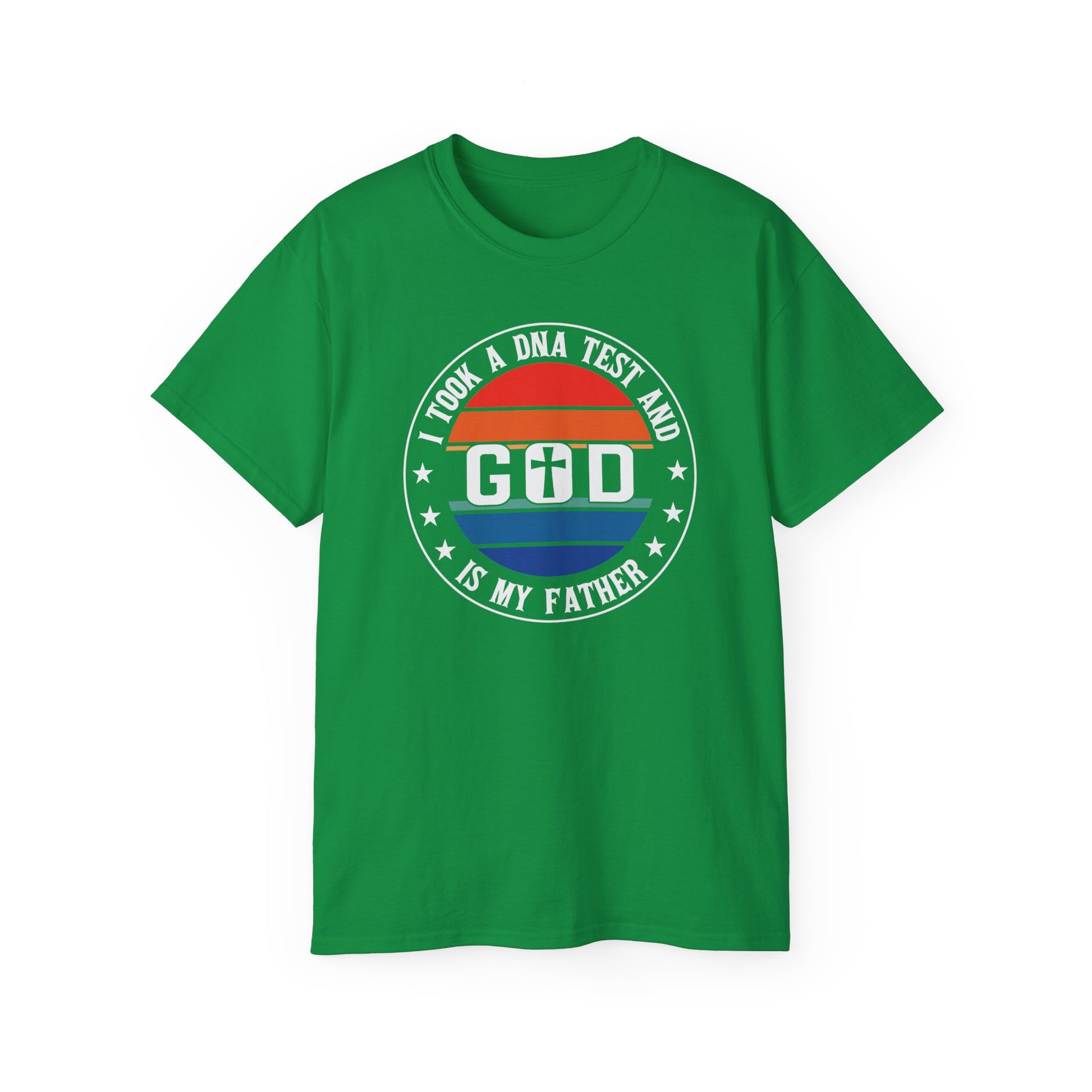 I Took A DNA Test And God Is My Father Unisex Christian Ultra Cotton Tee Printify