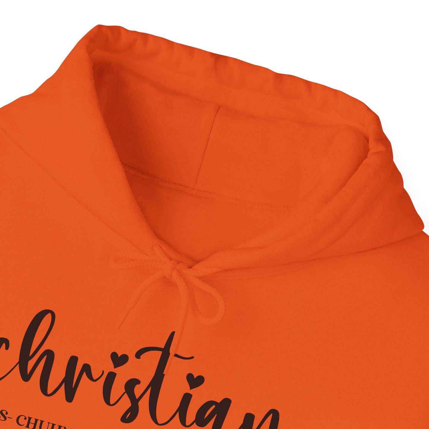 I Am A Christian Follower Of Christ  Unisex Christian Pullover Hooded Sweatshirt