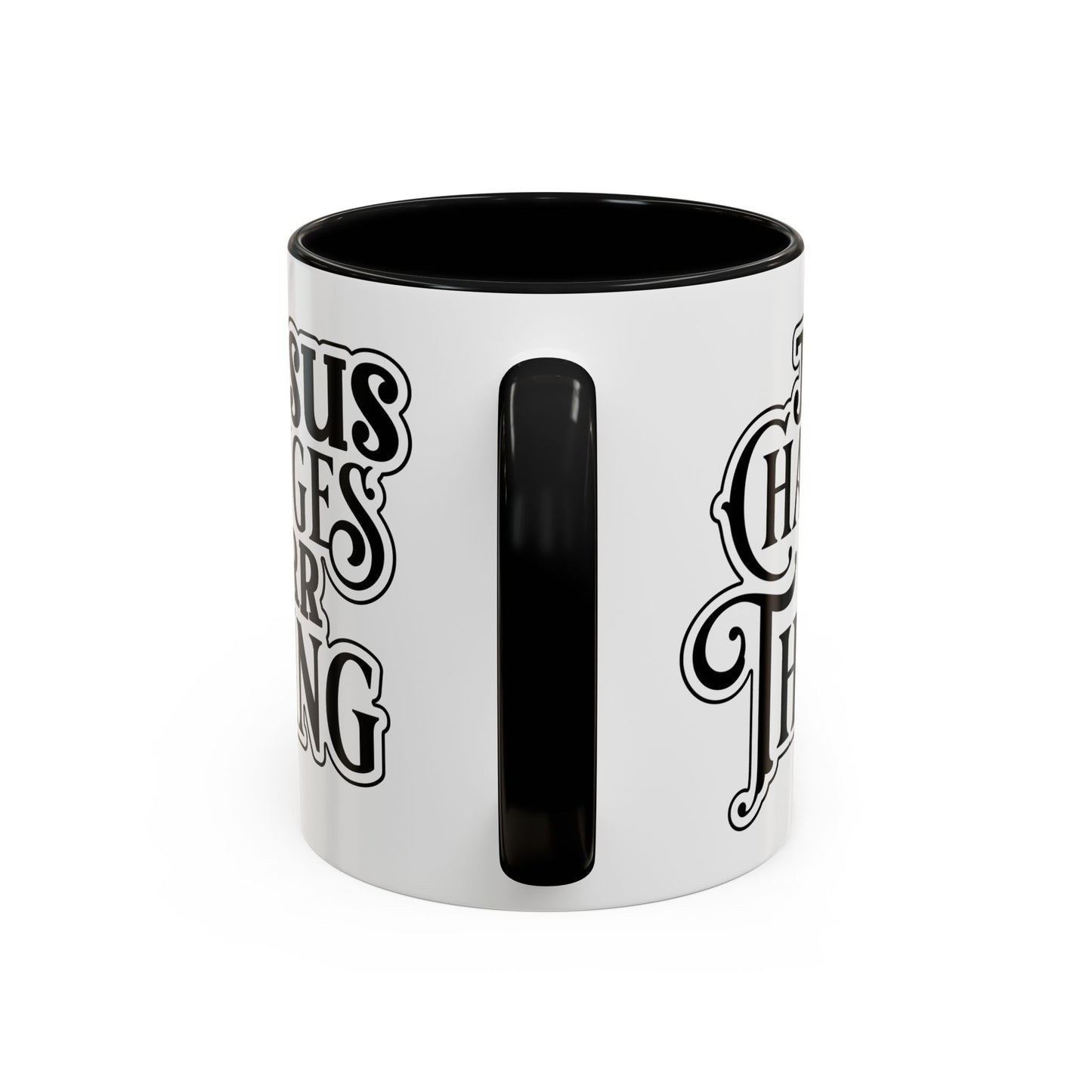 Inspirational Coffee Accent Mug - "He Changes Err Thang" - Perfect for Devotion and Gifts