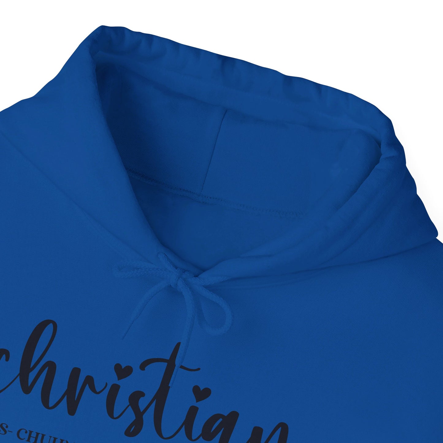 I Am A Christian Follower Of Christ  Unisex Christian Pullover Hooded Sweatshirt