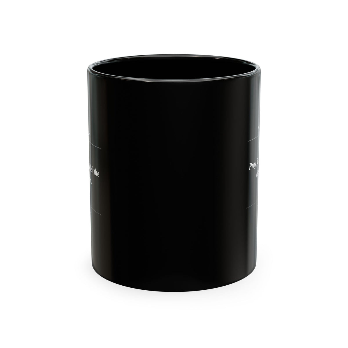 Prayer Request Ceramic Mug — 'Pray for My Peace' Inspirational Religious Coffee Cup