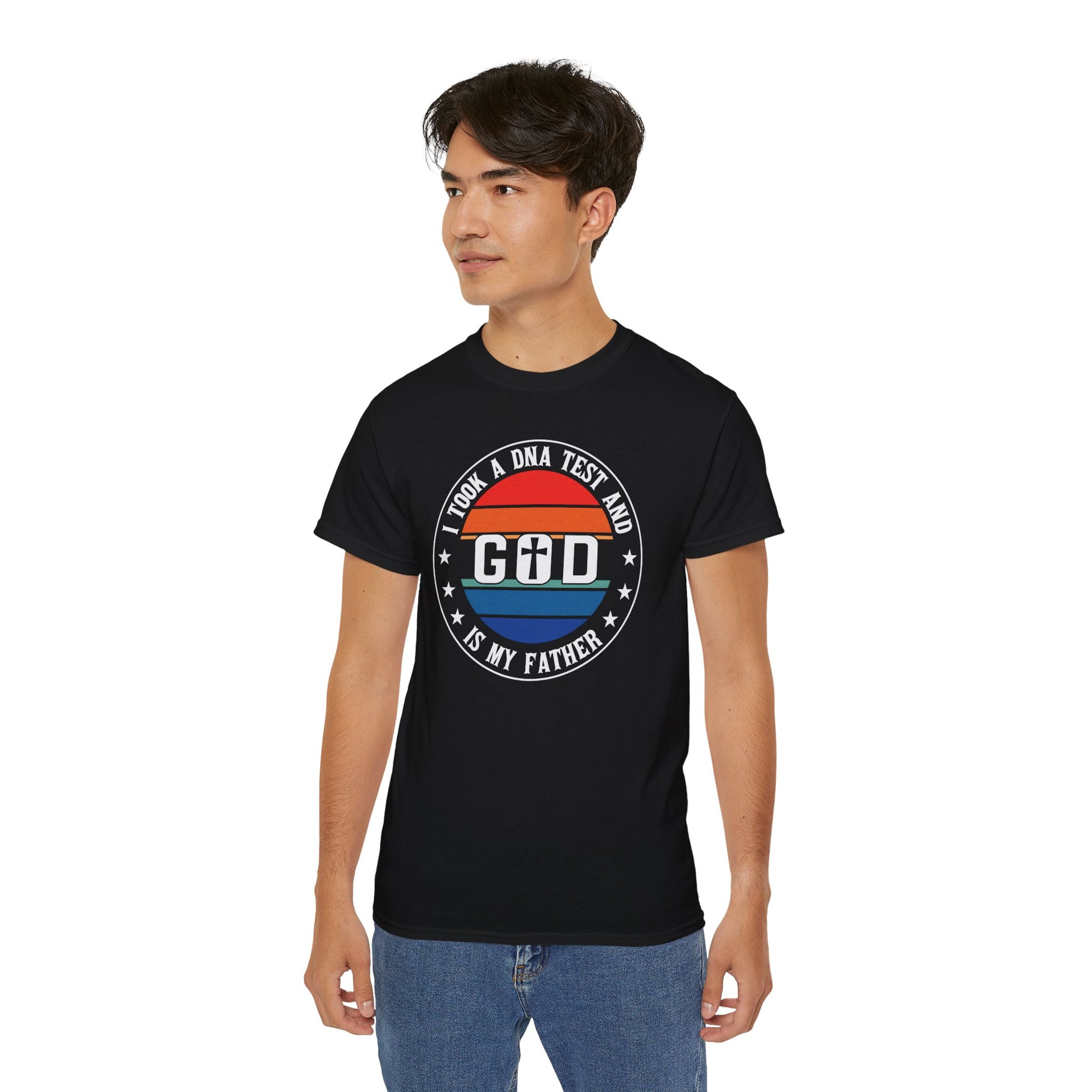 I Took A DNA Test And God Is My Father Unisex Christian Ultra Cotton Tee Printify