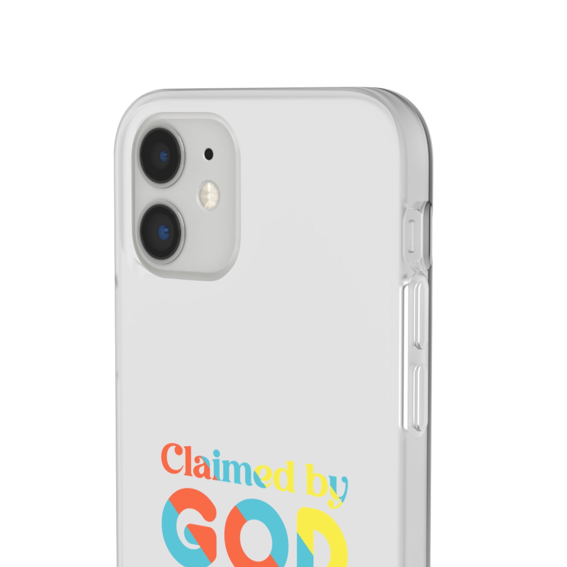 Claimed By God Purpose Over Pain Christian Flexi Phone Case Printify