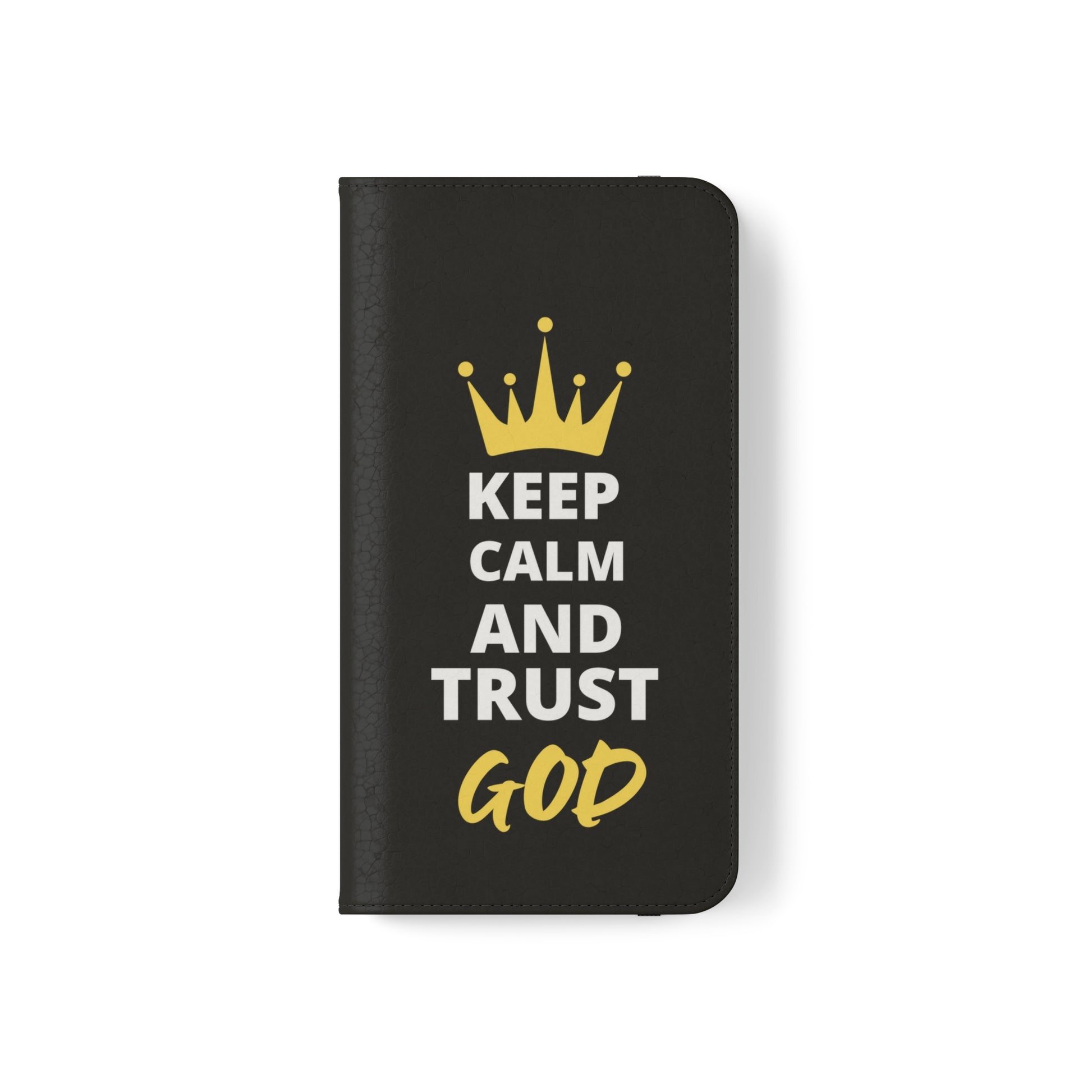 Keep Calm And Trust God Christian Phone Flip Cases Printify