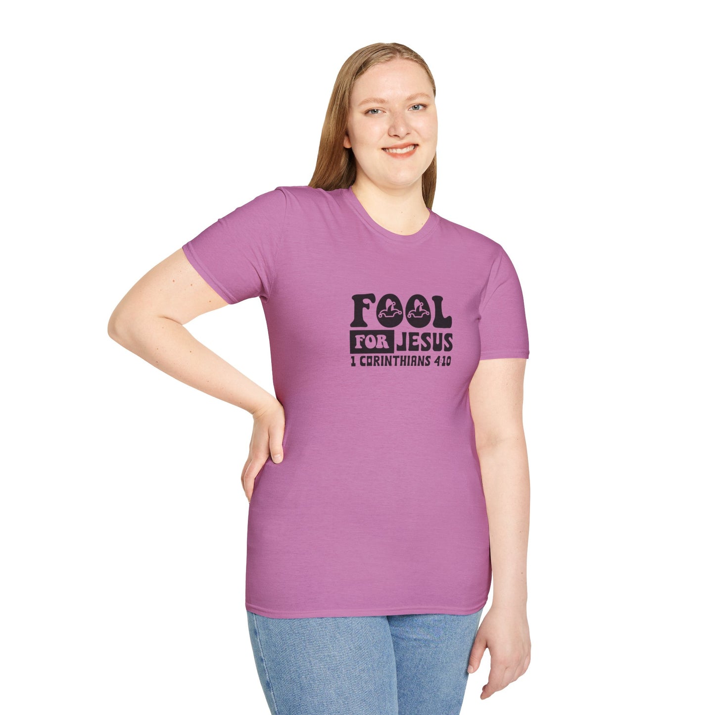 Fool For Jesus Funny Unisex Christian T-shirt