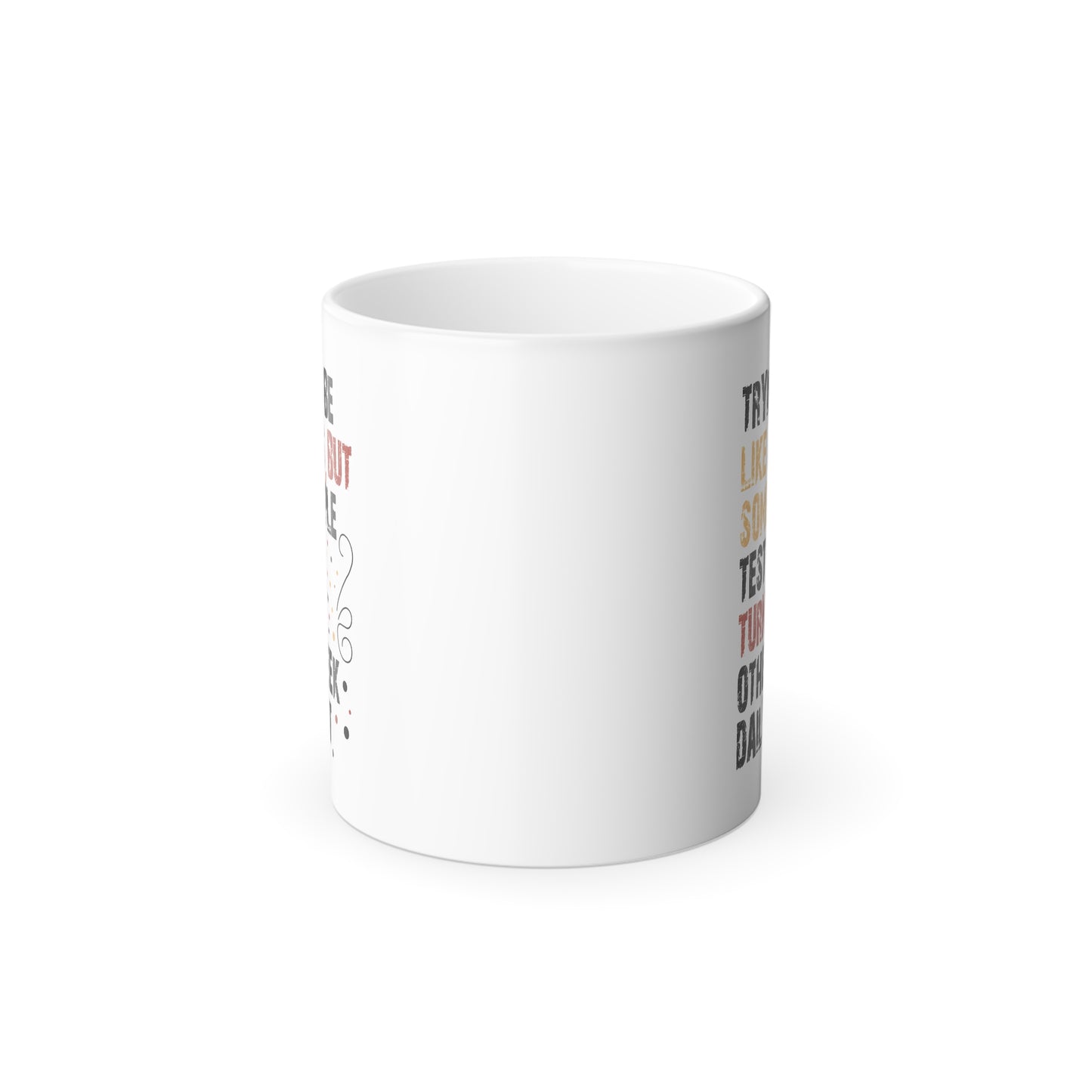 Color-Changing 11oz Christian Mug – "Trying to Be Like Jesus..." Motivational Heat Reveal